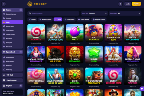 Game Types and Benefits at Roobet